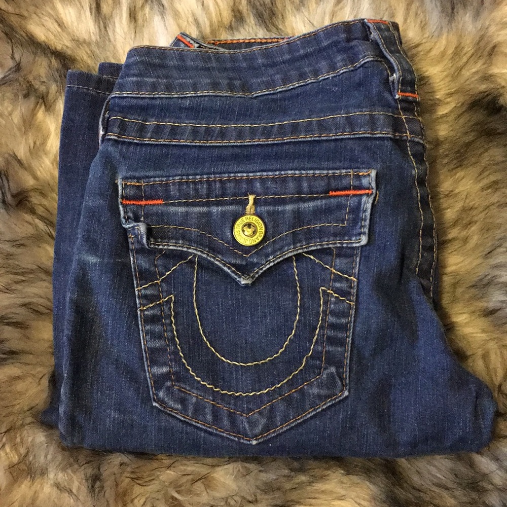 True Religions Blue Jeans Bootcut